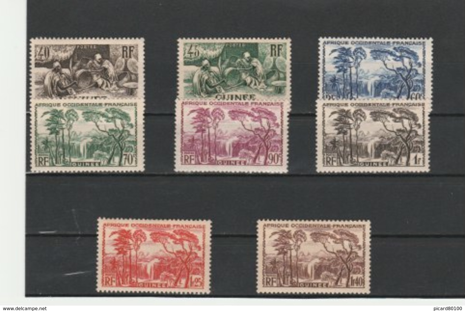 GUINEE FRANÇAISE **LUXE  N° 158/168 - Neufs