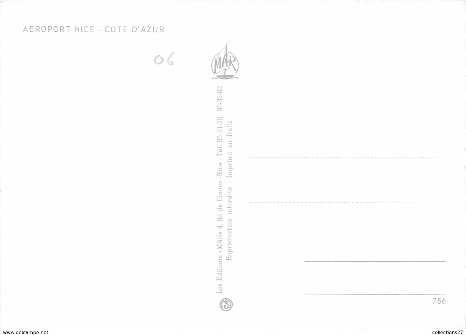 06-NICE-AEROPORT - Aeronautica – Aeroporto
