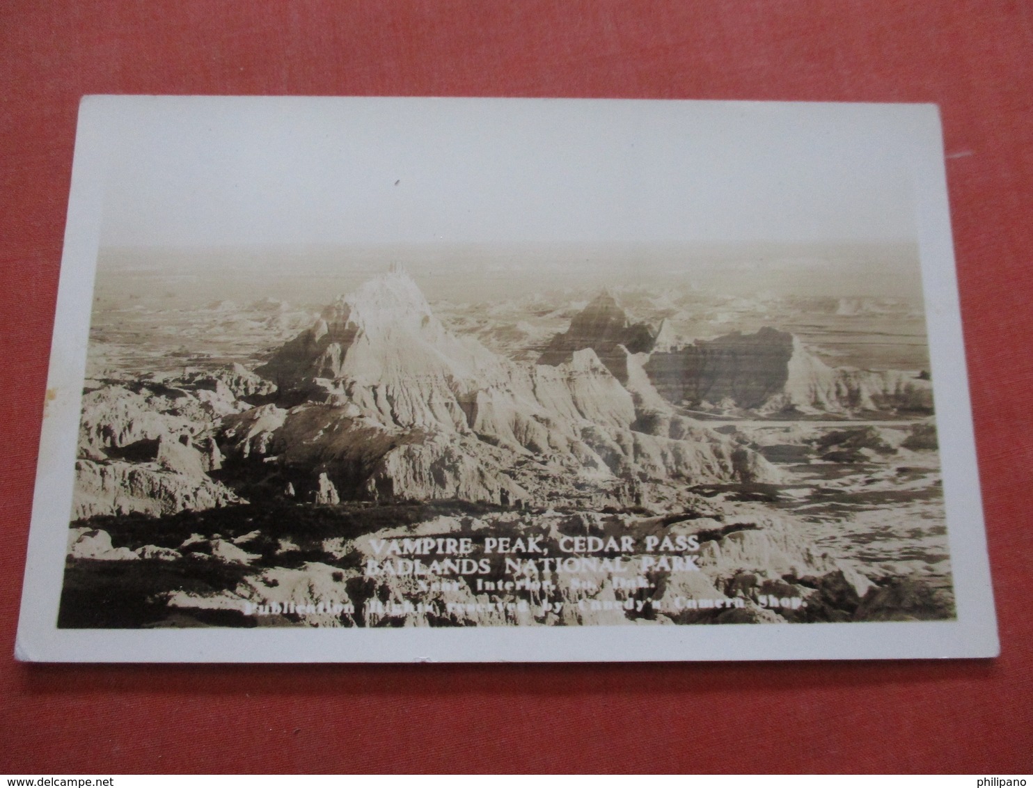 RPPC  -Vampire Peak Cedar Pass Badlands National Park  South Dakota >    Ref 3932 - Sonstige & Ohne Zuordnung