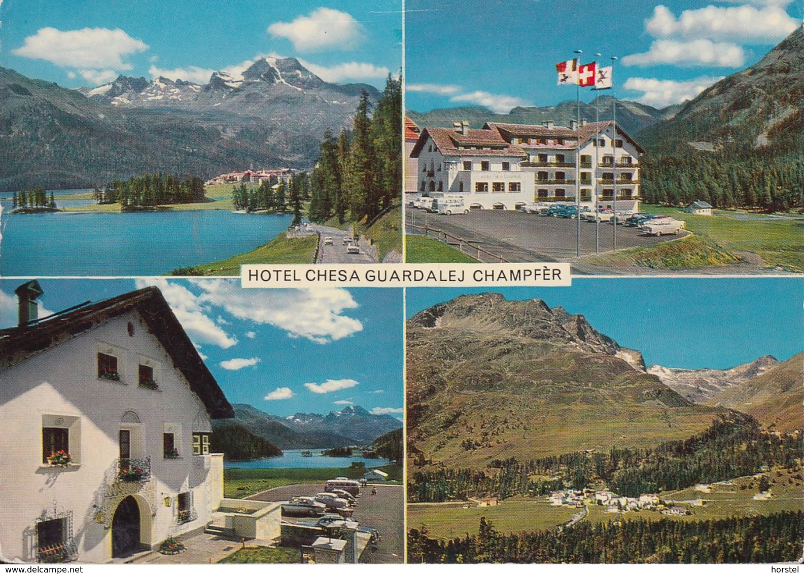 Schweiz - 7500 St.Moritz - Hotel Chesa Guardalej - Cars - Nice Stamp - Guarda