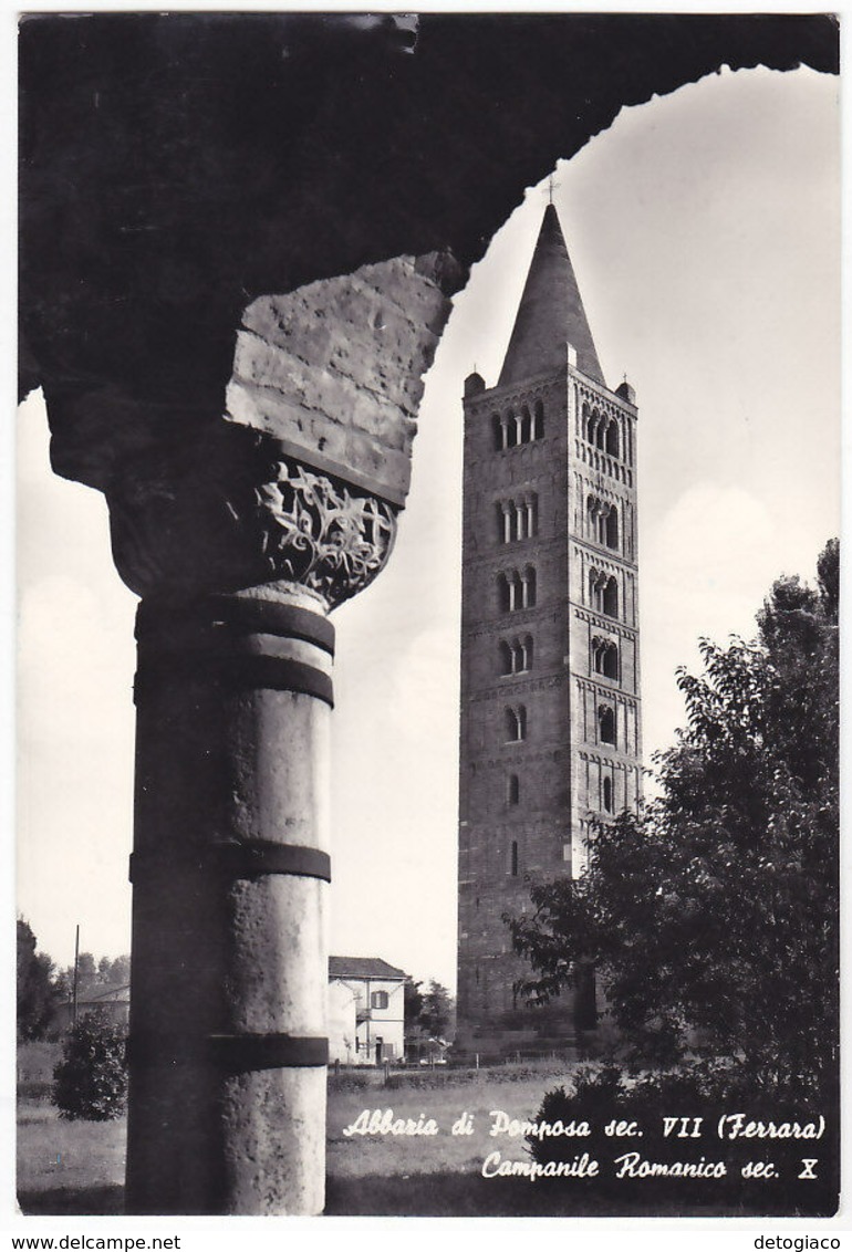 ABBAZIA DI POMPOSA - FERRARA - CAMPANILE ROMANICO -42602- - Ferrara