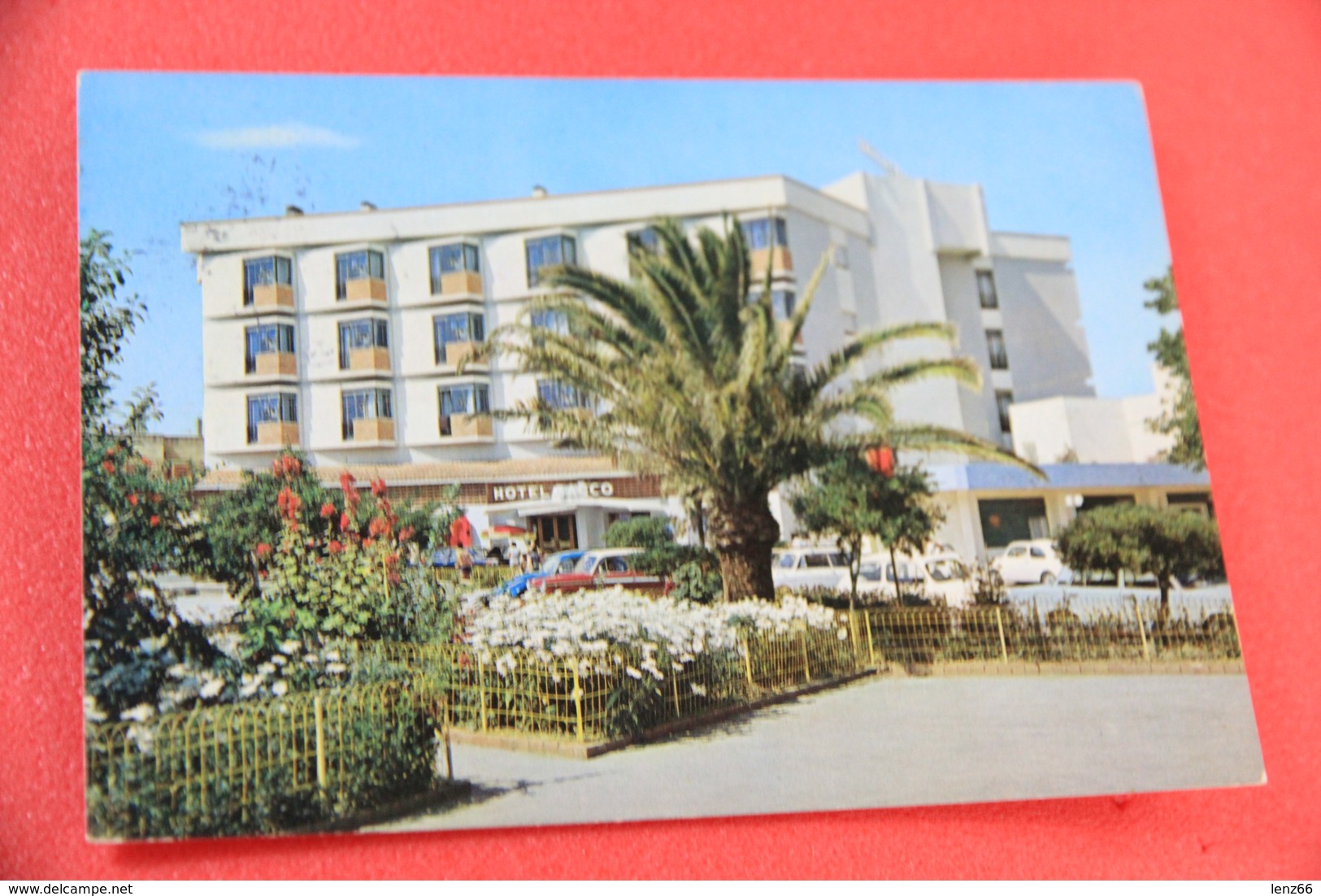 Matera Lido Di Metaponto Il Piazzale Lido E Hotel Sacco 1981 - Matera