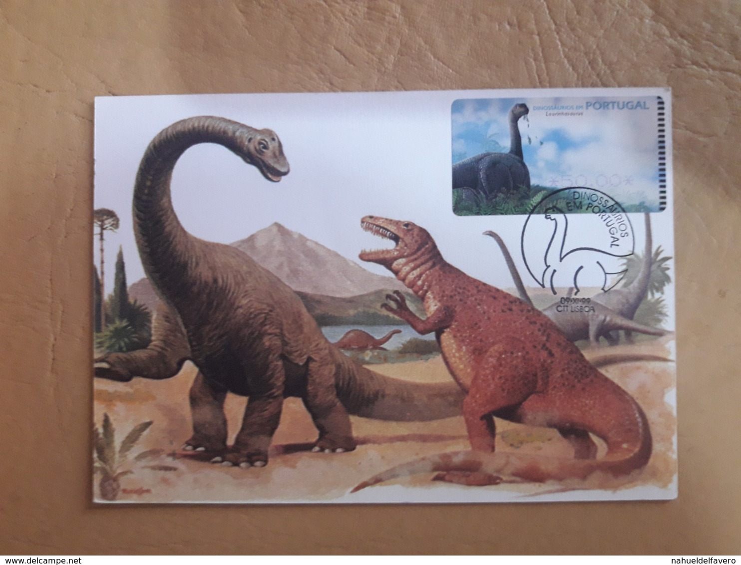 Portugal Fdc Dinosaur 1999 - Préhistoriques