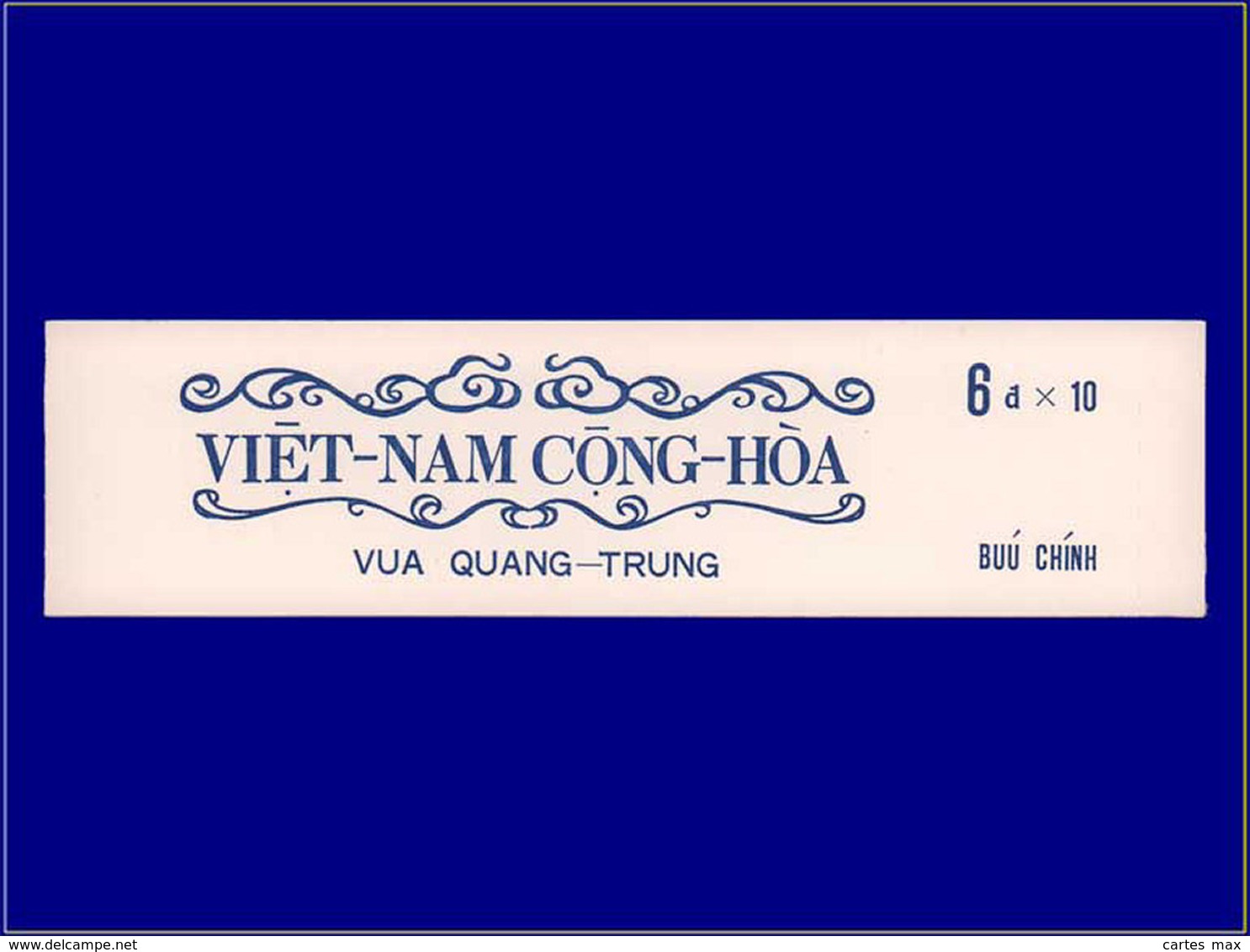 VIETNAM DU SUD Carnets ** - C 418, Carnet De 10: Quang-Trung - Cote: 97 - Viêt-Nam