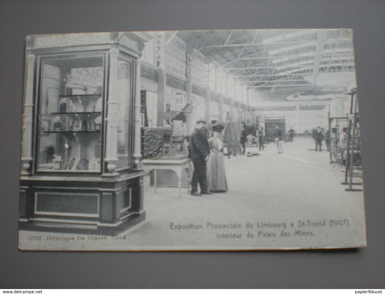 ST-TROND - EXPOSITION PROVINCIALE 1907 - INTERIEUR DU PALAIS DES MINES - DE GRAEVE 12702 - Tessenderlo