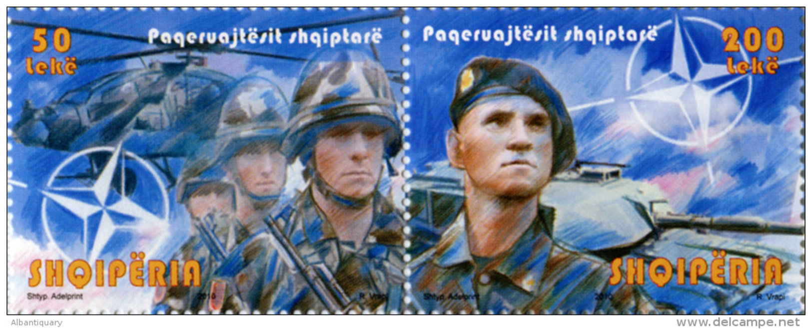 Albania Stamps 2010. ALBANIAN PEACEKEEPERS - Set MNH - Albania