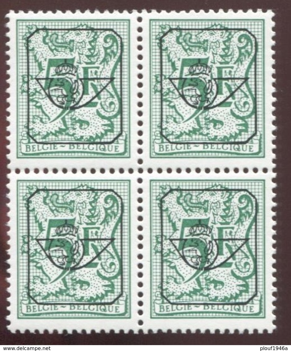 COB  Typo  810 (P6)  Bloc De 4 - Typo Precancels 1967-85 (New Numerals)