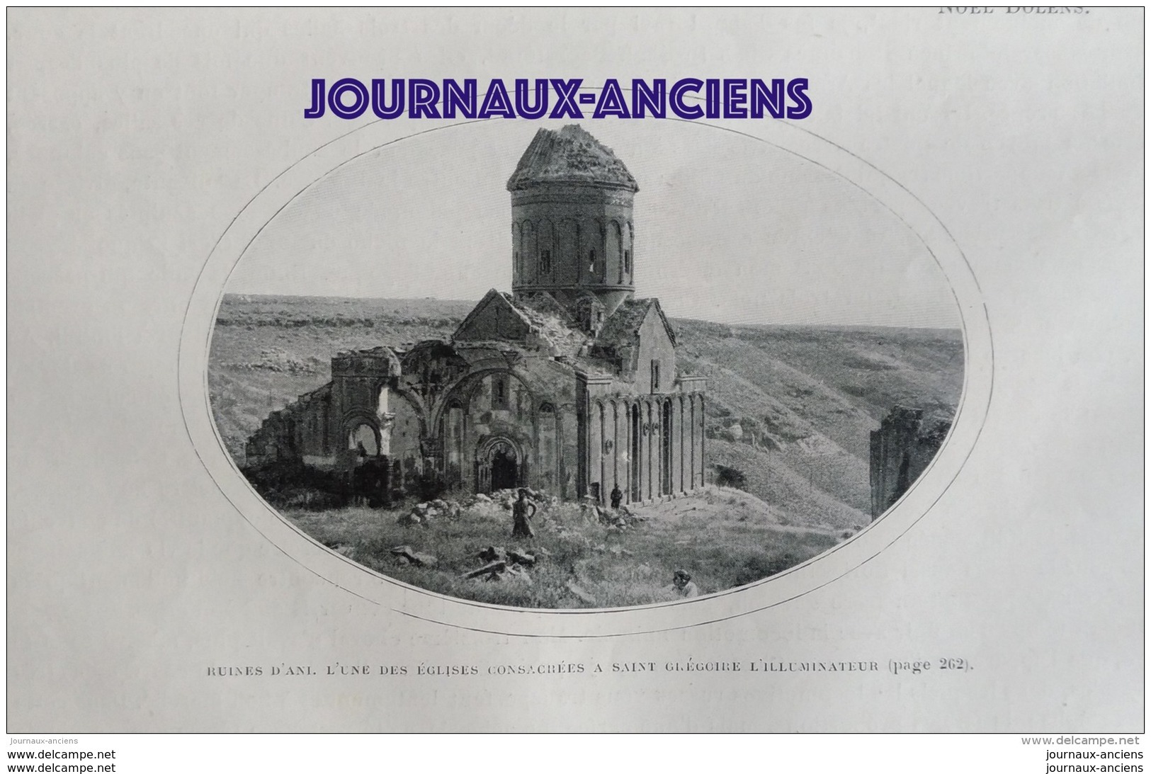 1907 ARMENIE - PAYSANS D'ERIVAN - RUINE D'ANI - PAYSANS DE LA VALLÉE TCHAROTT - LE TOUR DU MONDE - Other & Unclassified