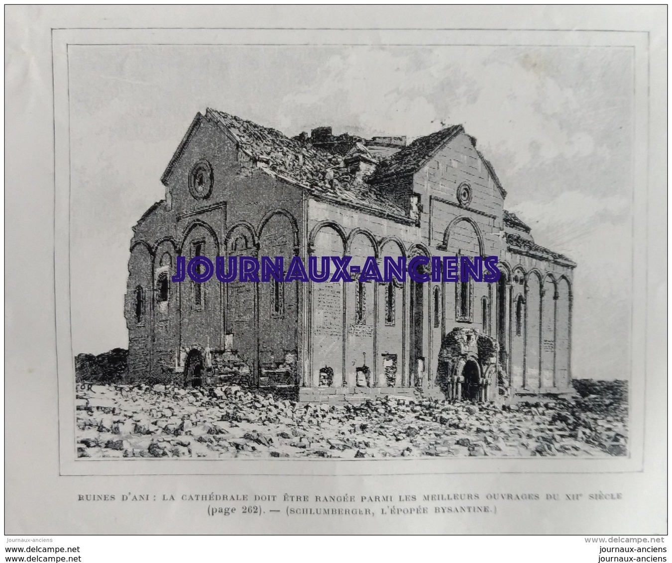 1907 ARMENIE - PAYSANS D'ERIVAN - RUINE D'ANI - PAYSANS DE LA VALLÉE TCHAROTT - LE TOUR DU MONDE - Other & Unclassified