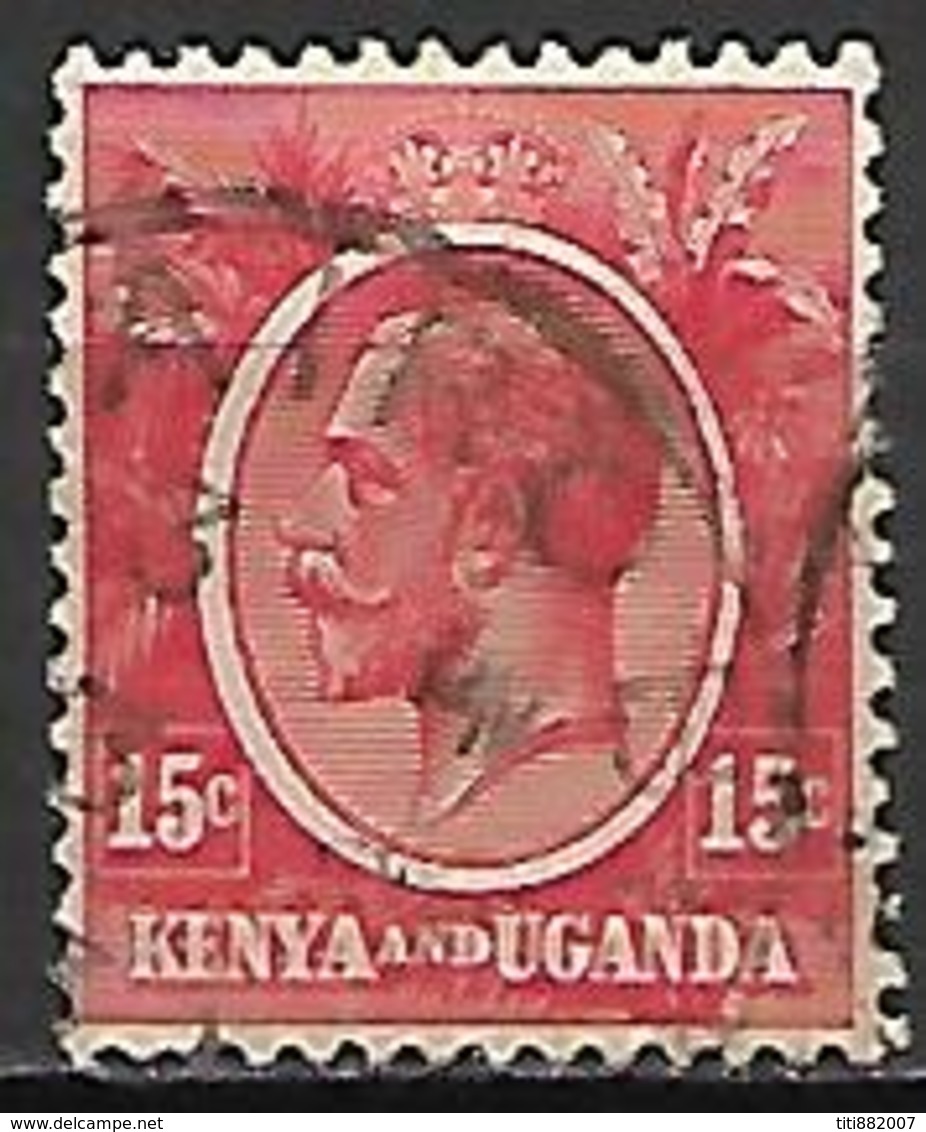 KENYA  &  OUGANDA   -    1922 .   Y&T N° 5 Oblitéré. - Kenya & Ouganda