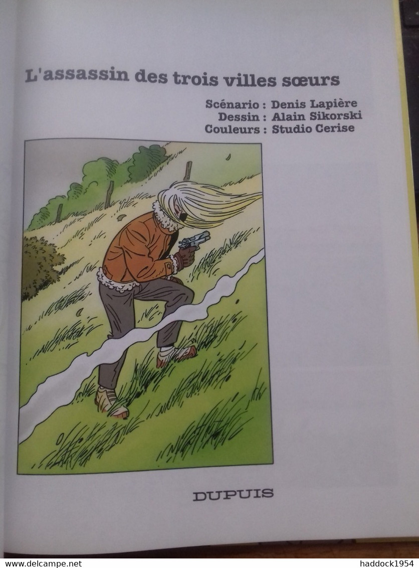 L'assassin Des Trois Villes Soeurs SIKORSKI LAPIERE Dupuis 1995 - Tif Et Tondu