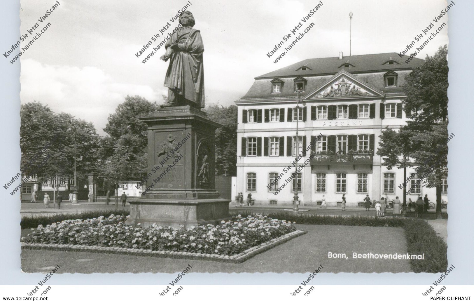 5300 BONN, BEETHOVEN - Denkmal Und Hauptpost, 1960 - Bonn