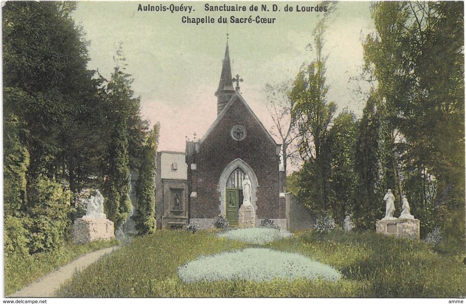 Aulnois - Quévy   *  Sanctuaire De N.D. De Lourdes  -   Chapelle Du Sacré-Coeur - Quévy