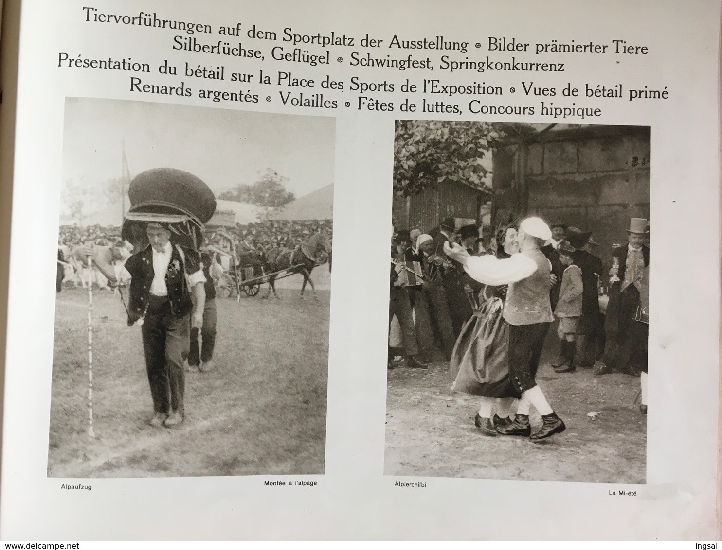 Schweiz, Landwirtschaftl, Ausstellung-Exposition Suisse d’Agriculture. Bern 1925