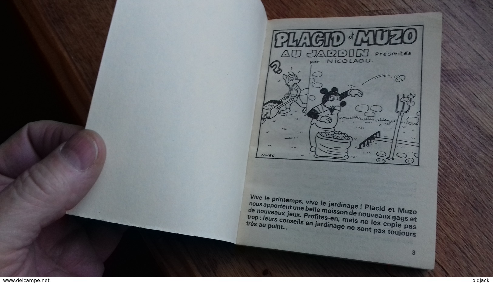 ARNAL C."PLACID ET MUZO POCHE N°186." Jeux-gags-blagues.145 X 110mm.1984 (cag 1) - Colecciones Completas