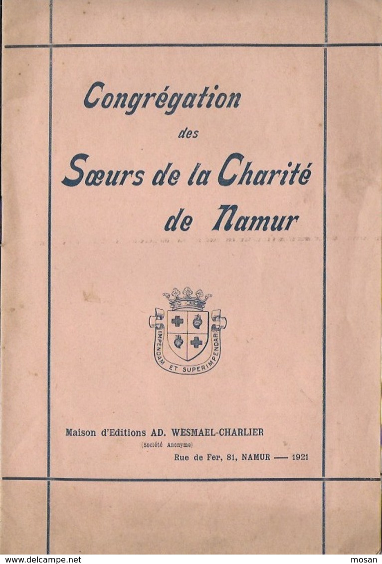 Congrégation Des Soeurs De La Charité De Namur. 1921 - Belgium