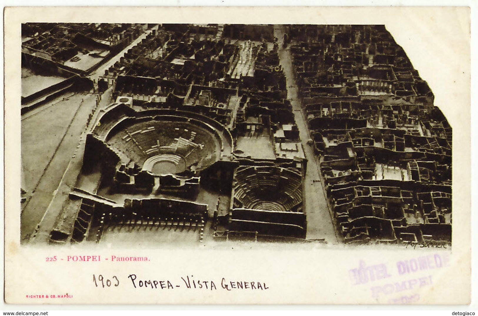 POMPEI - NAPOLI - PANORAMA - F.P. -18399- - Napoli (Neapel)