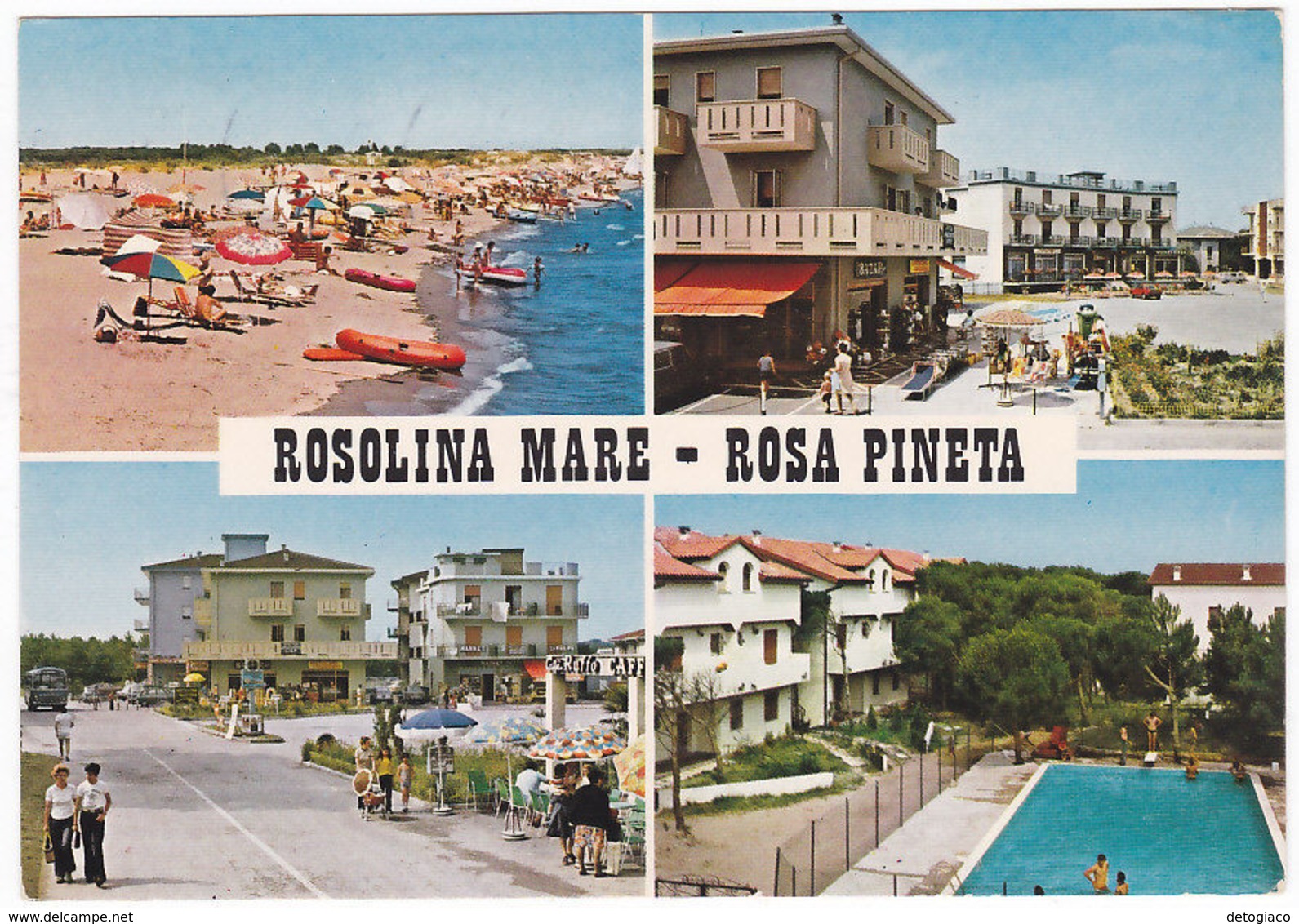 ROSOLINA MARE - ROSA PINETA - ROVIGO - VEDUTINE - VIAGG. 1978 -31049- - Rovigo