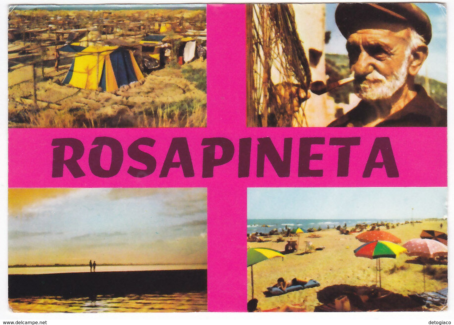 ROSOLINA - ROVIGO - ROSAPINETA CAMPING - VIAGG. 1970 -31217- - Rovigo