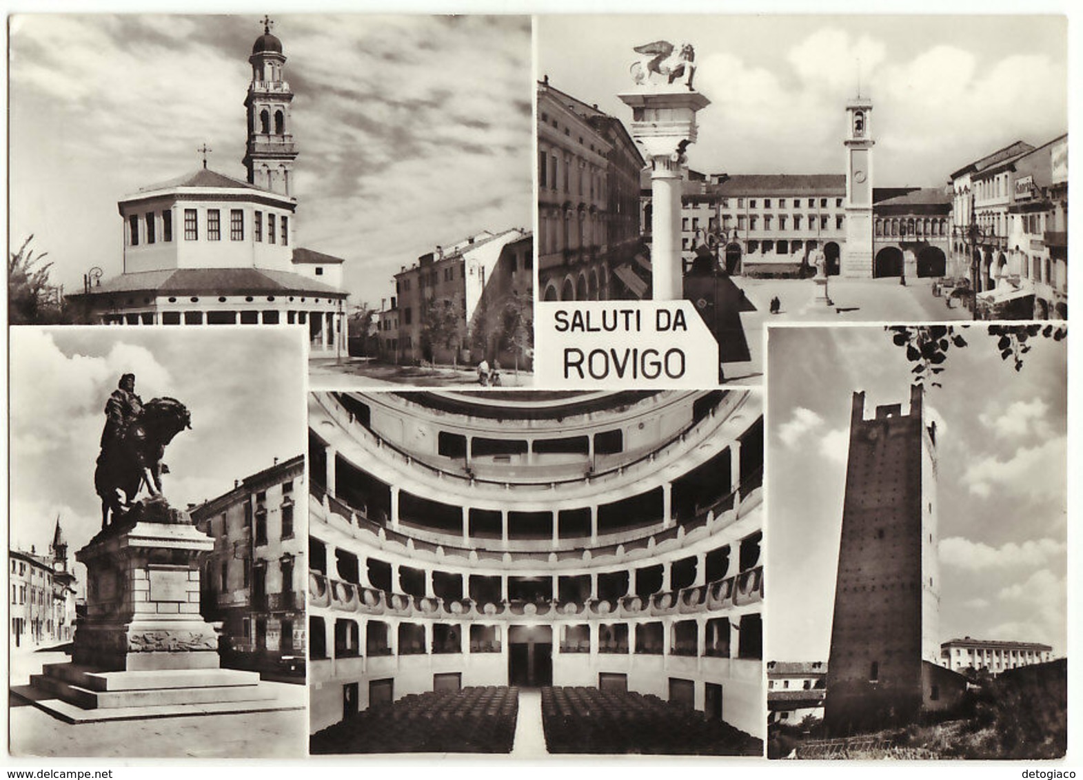 ROVIGO - SALUTI DA.. - VEDUTINE - VIAGG. 1957 -17727- - Rovigo