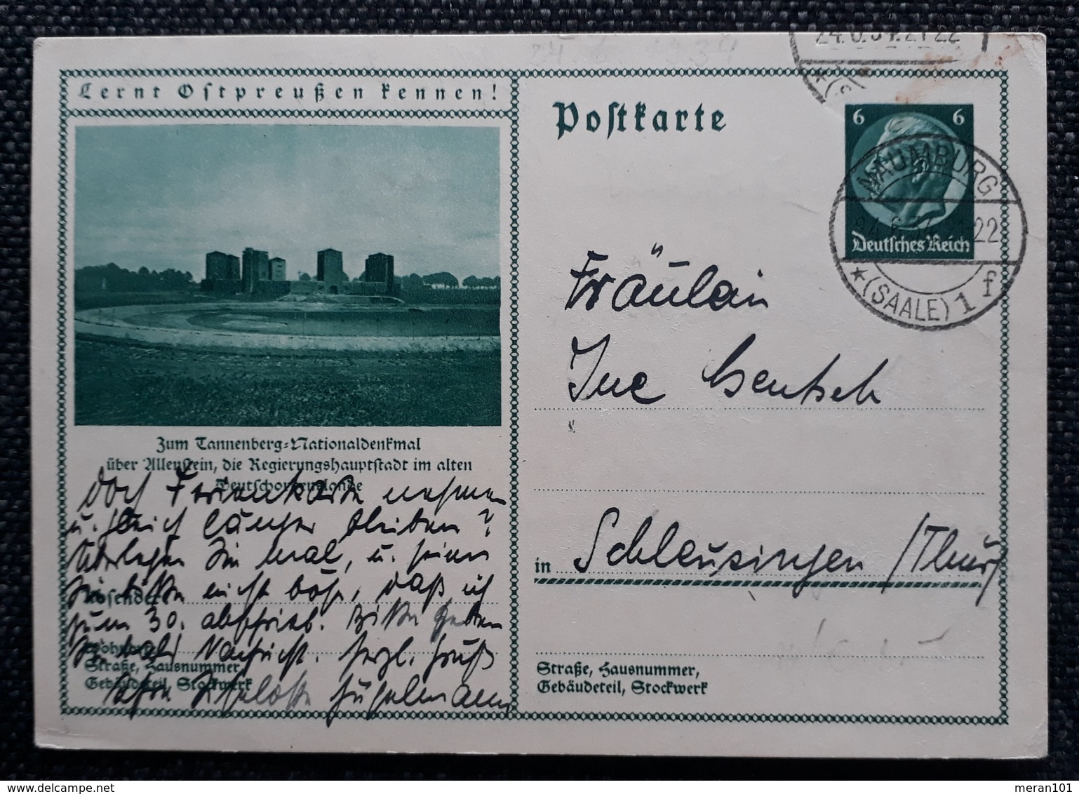 DR 1934, Bildpostkarte P232 NAUMBURG(SAALE) - Storia Postale