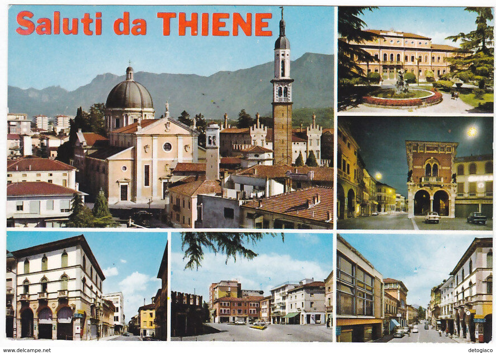 THIENE - VICENZA - SALUTI DA.. - VEDUTINE - VIAGG. 1968 -31115- - Vicenza