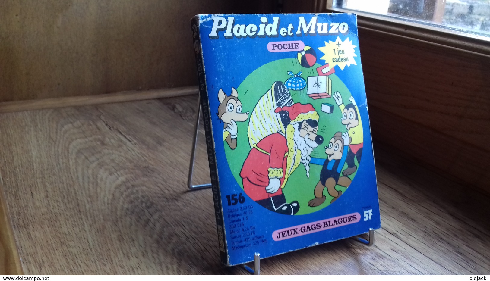 ARNAL C."PLACID ET MUZO POCHE N°156." Jeux-gags-blagues.145 X 110mm.1981 (cag 1) - Verzamelingen