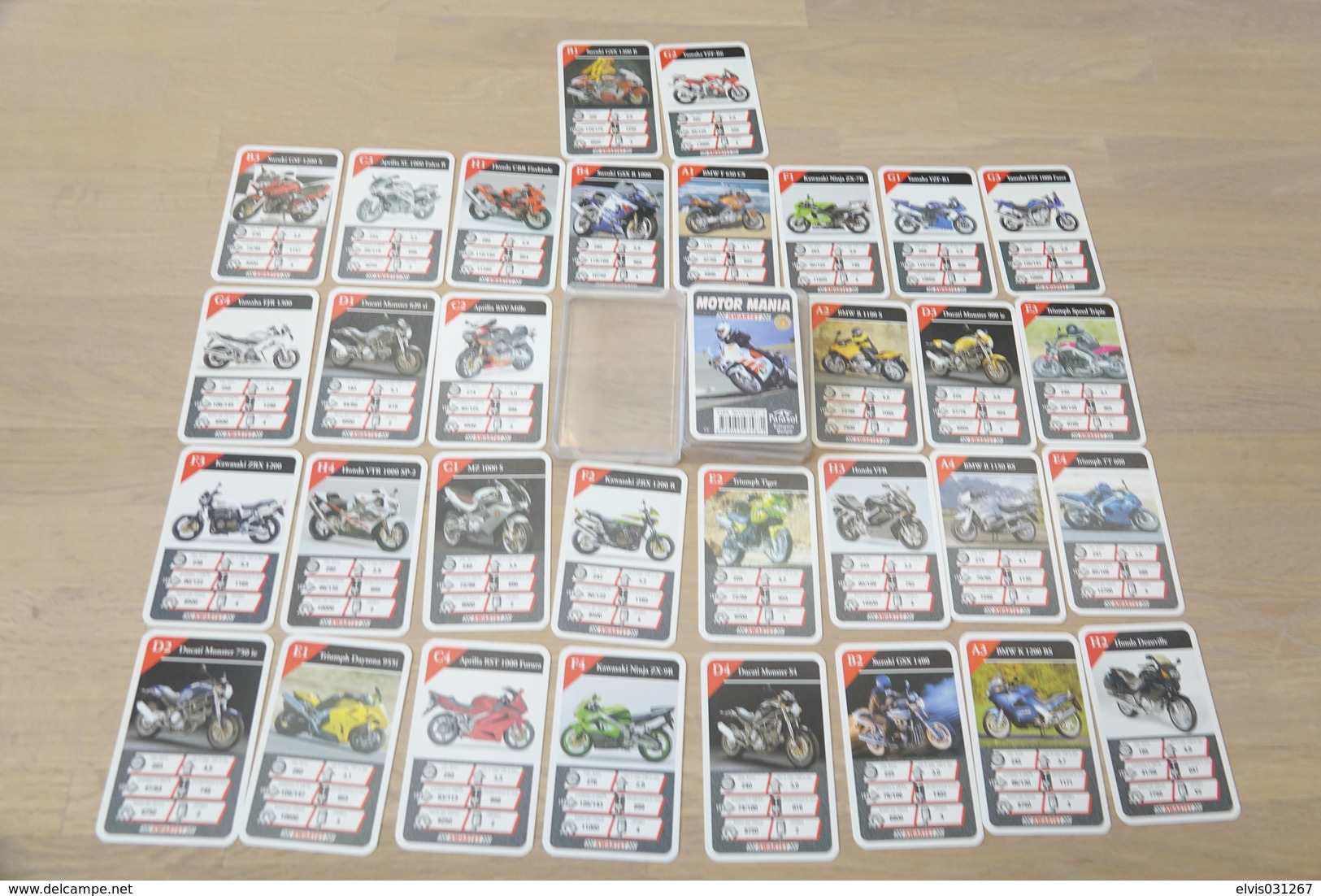 Speelkaarten - Kwartet, Motor Mania, Parasol, *** - - Playing Cards (classic)