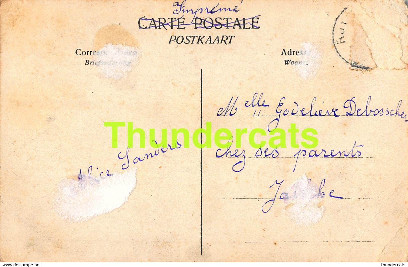 CPA RUISELEDE RUYSSELEDE PENSIONNAT NOTRE DAME DES VII DOULEURS UNE AILE - Ruiselede