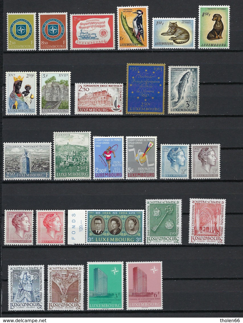 Luxembourg -  Luxemburg ** -  Mix Years   (lot 34) - Collections