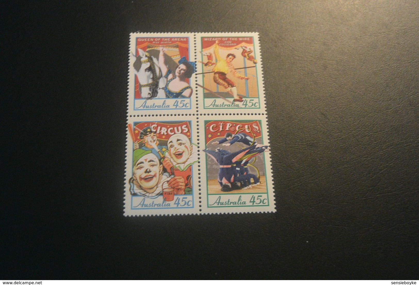 K30164   - Set In Bloc  MNH  Australia 1997 - SC. 1591-1594 - Circus In Australia - Zirkus