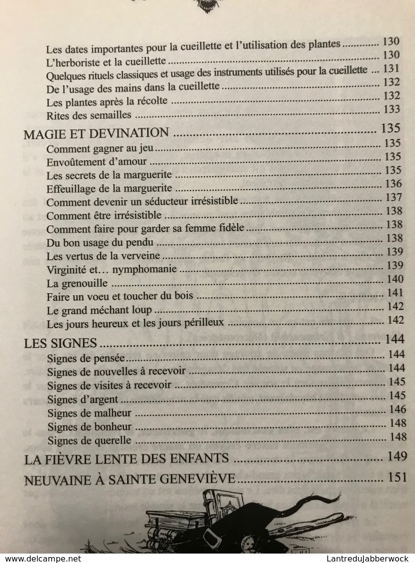 DE WARSAGE Sorcellerie et cultes populaires en Wallonie Coutumes magie et prières Régionalisme Folklore Saints rebouteux