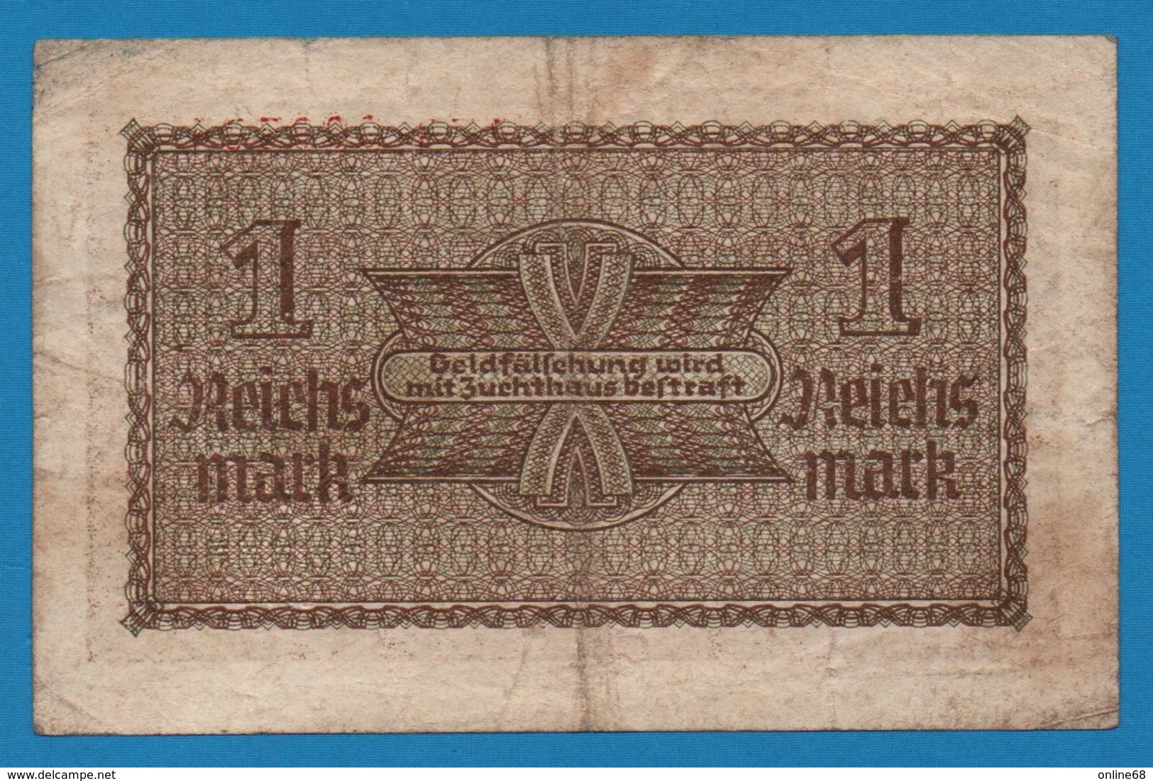 DEUTSCHES REICHS 	1 Reichsmark  	ND (1940-1945)	# 478.006325  P# R136a - Otros & Sin Clasificación