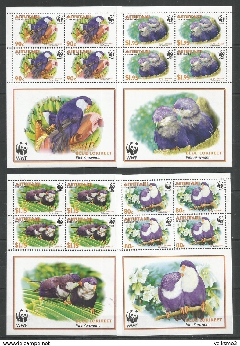 AITUTAKI - MNH - Animals - Birds - WWF - Otros & Sin Clasificación