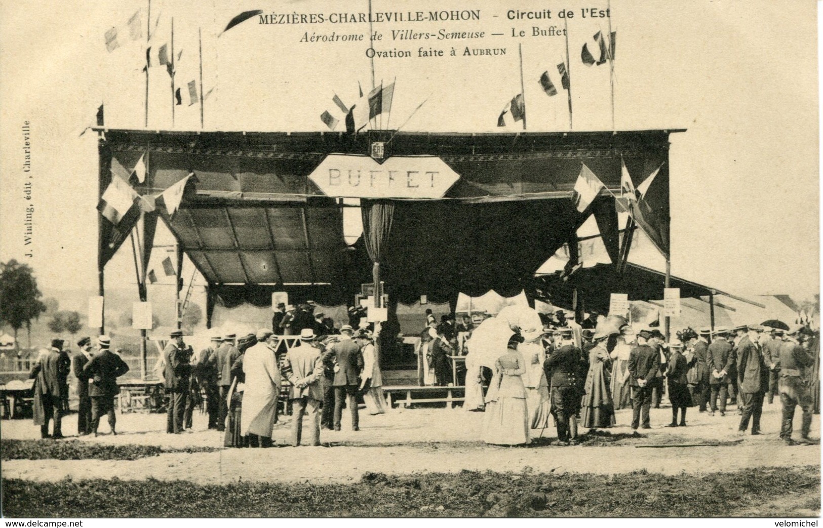 MEZIERES-CHARLEVILLE-MOHON. Circuit De L'Est, Aérodrome De Villers-Semeuse, Le Buffet - Charleville