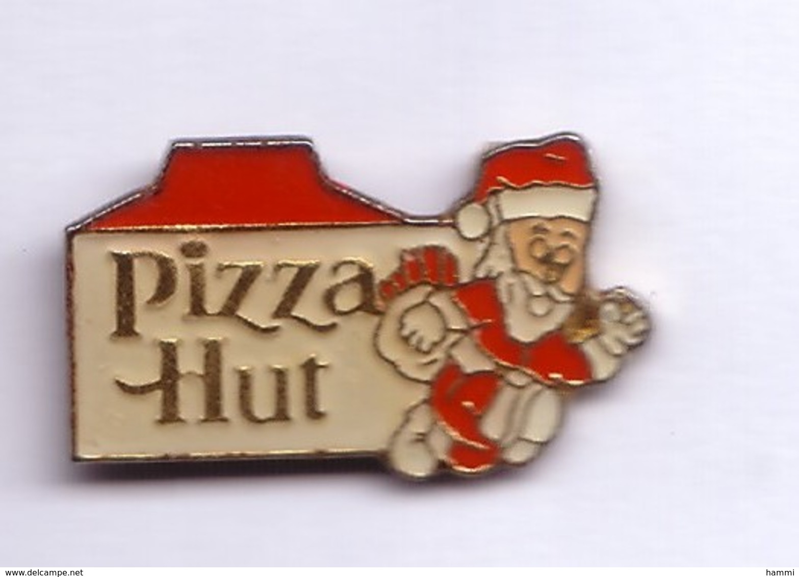 RR249 Pin's Père Noel Christmas Pizza Hut Achat Immédiat Immédiat - Noël