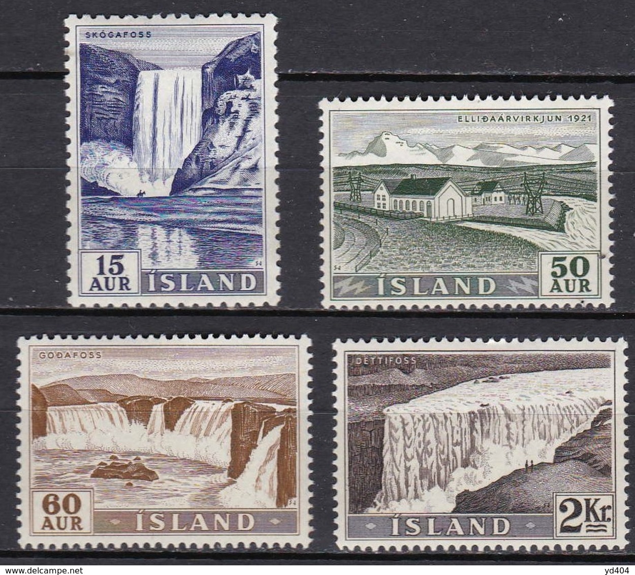 IS234B – ISLANDE – ICELAND – 1956 – ELECTRIFICATION – SG # 335/7-339 MNH - Ungebraucht