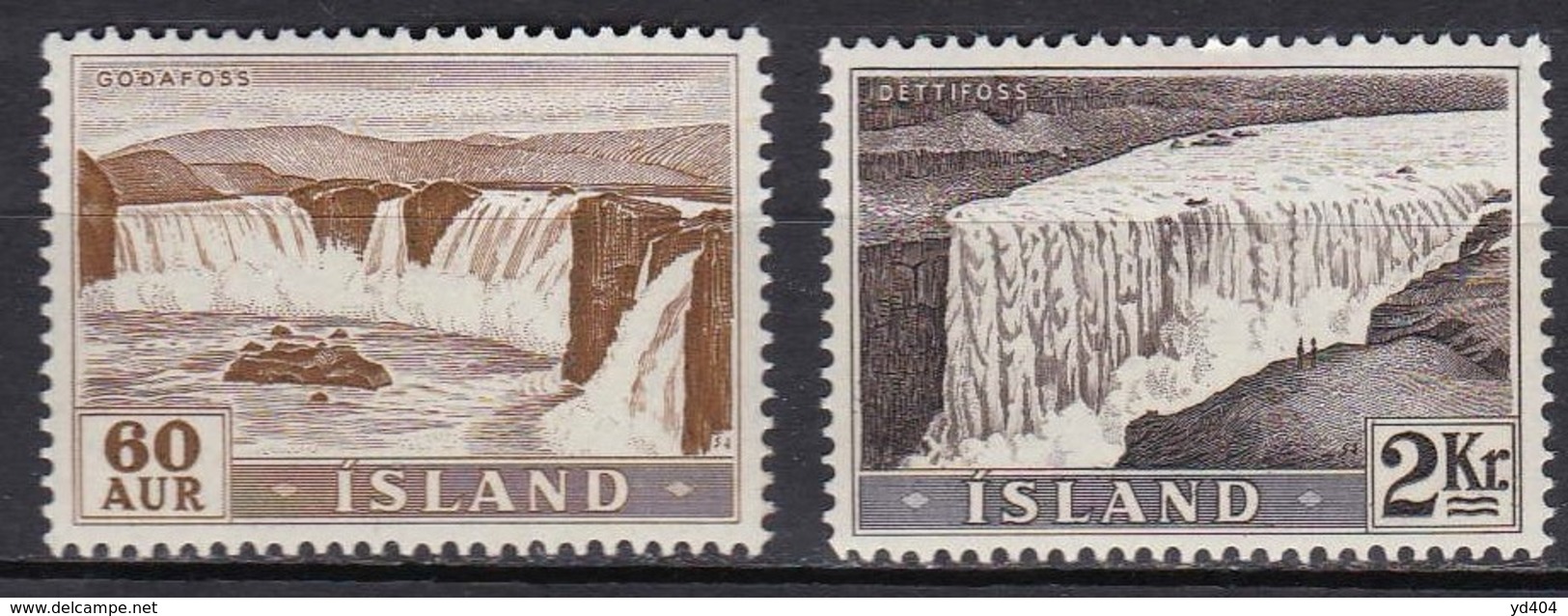 IS234B – ISLANDE – ICELAND – 1956 – ELECTRIFICATION – SG # 335/7-339 MNH - Ungebraucht