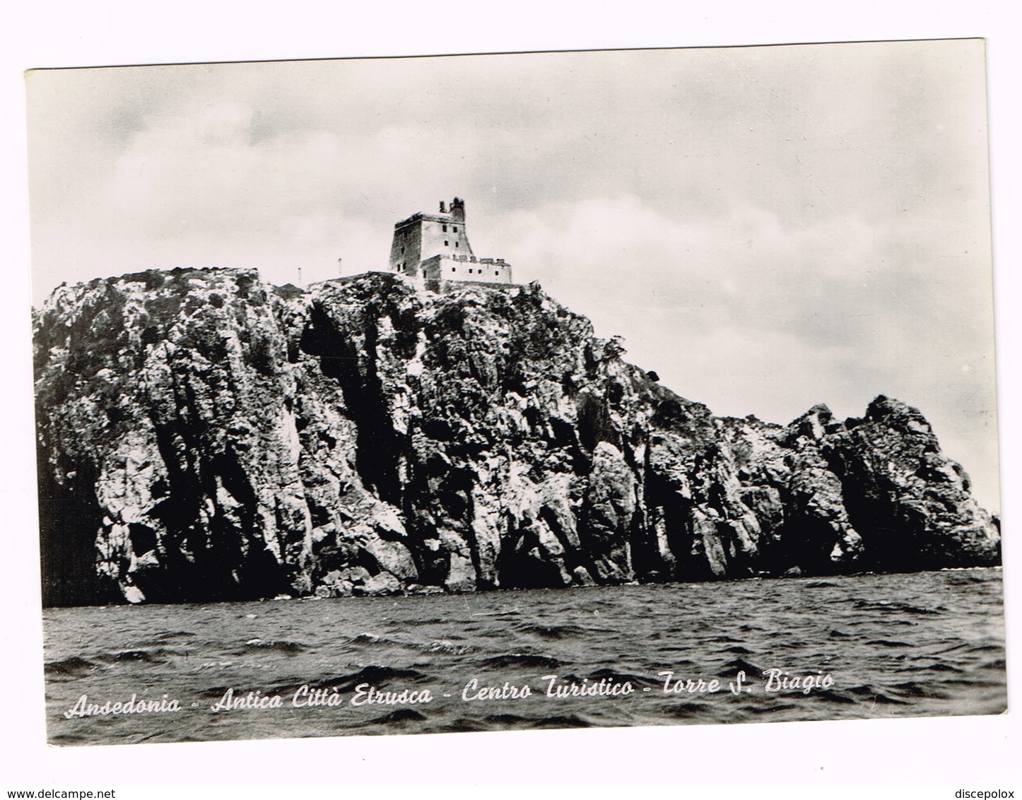 V4724 Orbetello (Grosseto) - Ansedonia - Torre Di San Biagio Vista Dal Mare / Viaggiata 1952 - Altri & Non Classificati