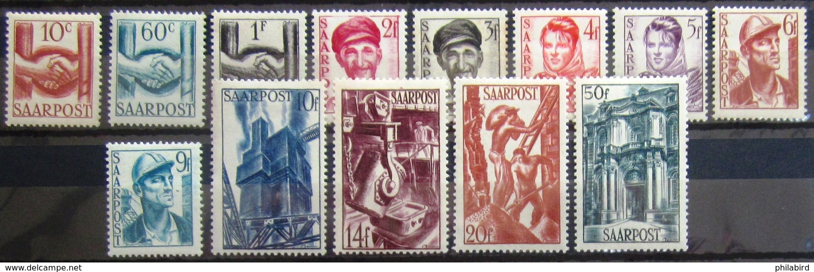 SARRE                       N° 231/243                      NEUF* - Unused Stamps