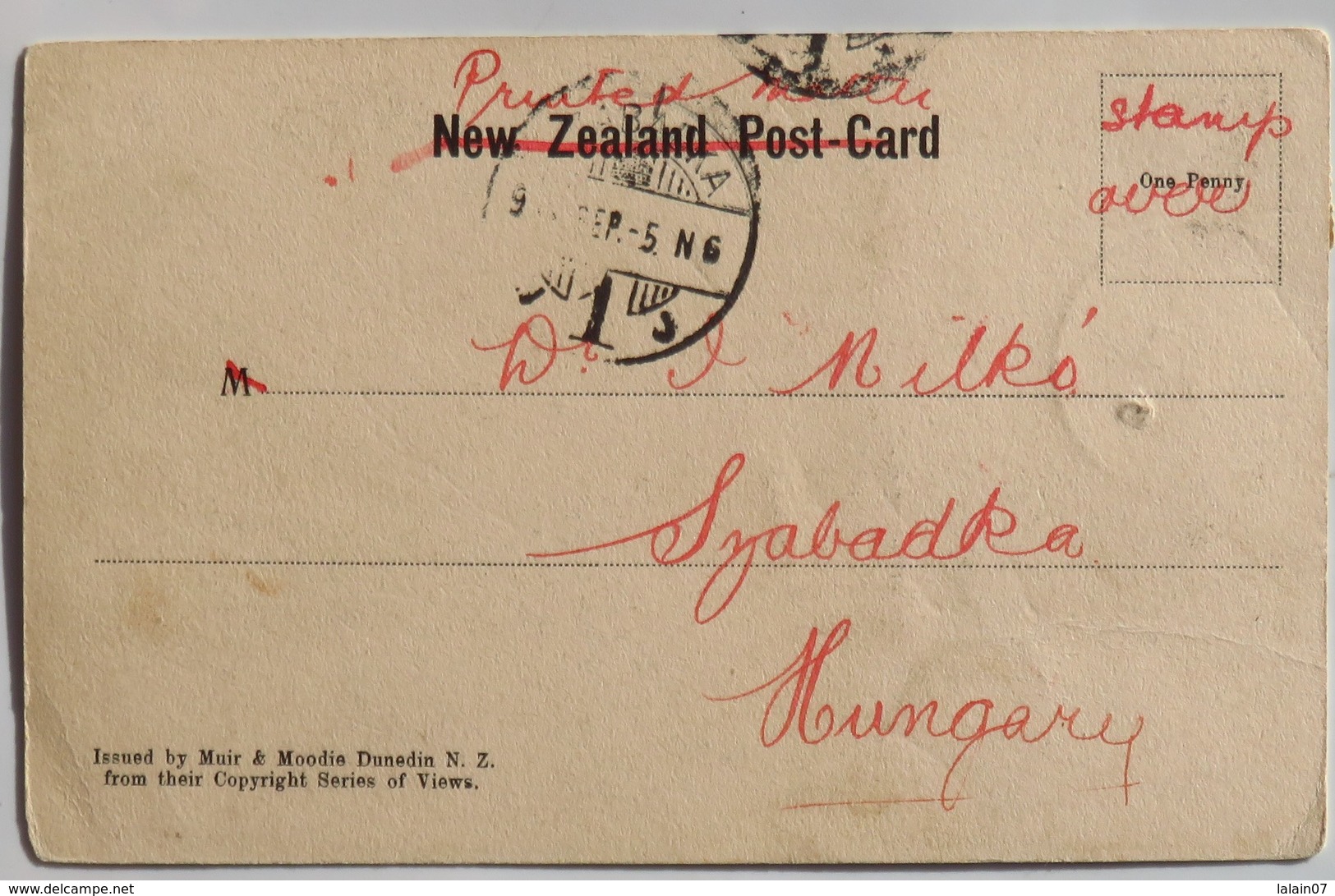 C. P. A. : New Zealand  : WHAREPUNI, Stamp In 1905 - Nouvelle-Zélande