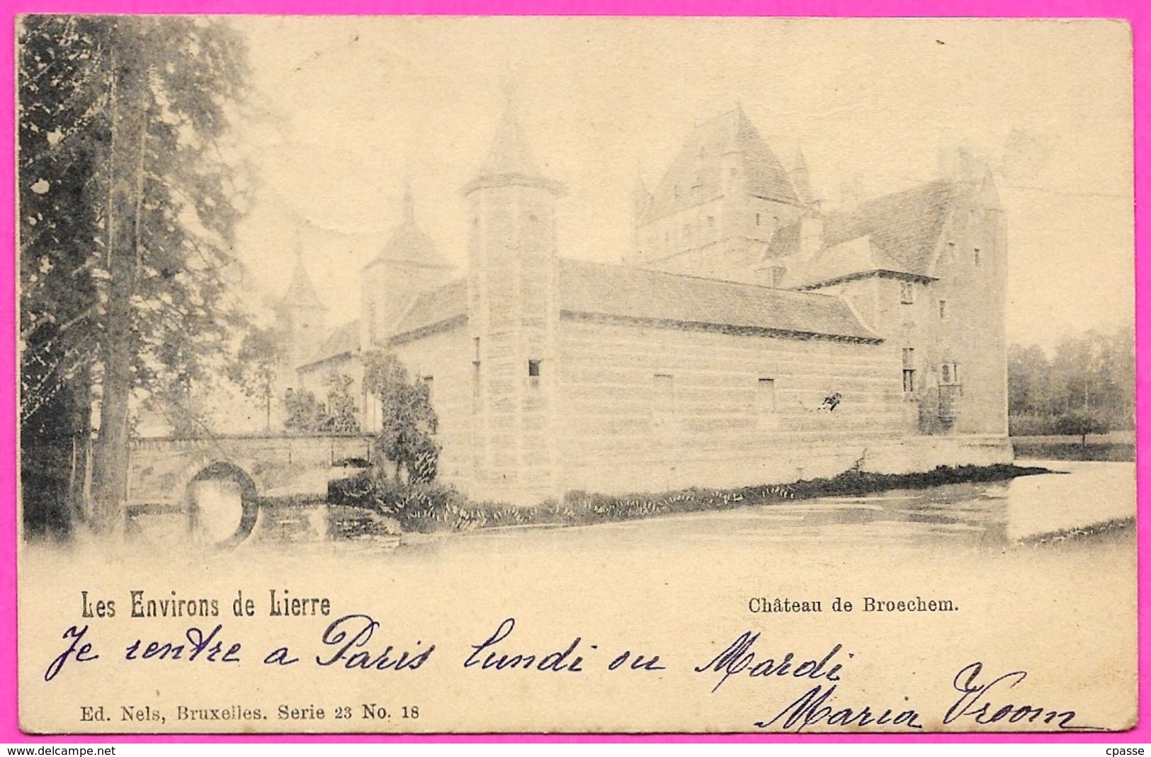 CPA Belgique Belgie Les Environs De Lierre (RANST) - Château De Broechem ° Nels - Ranst