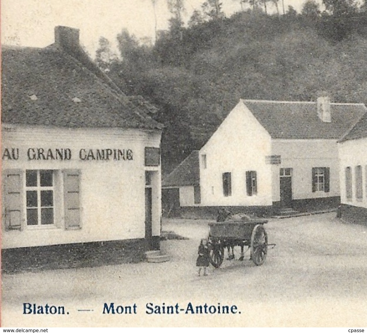 Rare CPA Belgique Belgie BLATON (Bernissart) - St Mont Saint-Antoine (Au Grand Campine) ° Edit Callewaert - Bernissart