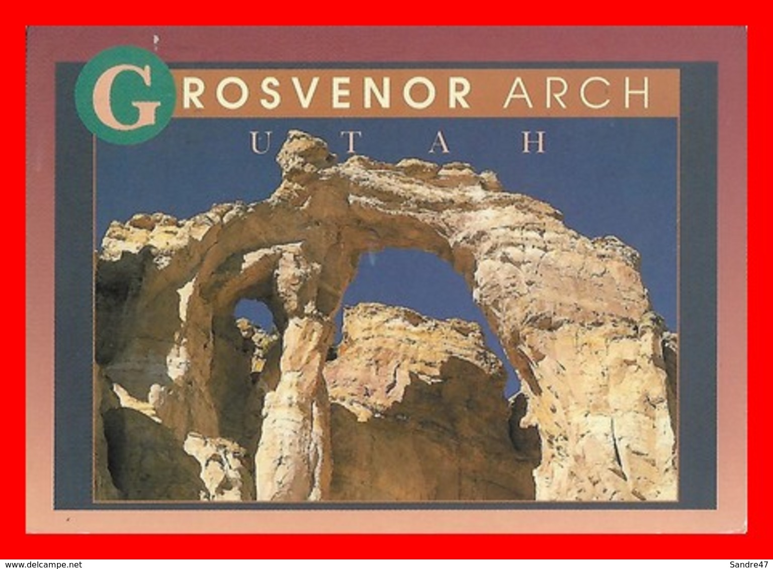 CPSM/gf  ROUND VALLEY (Etats-Unis)  Grosvenor Arch..*3409 - Monument Valley