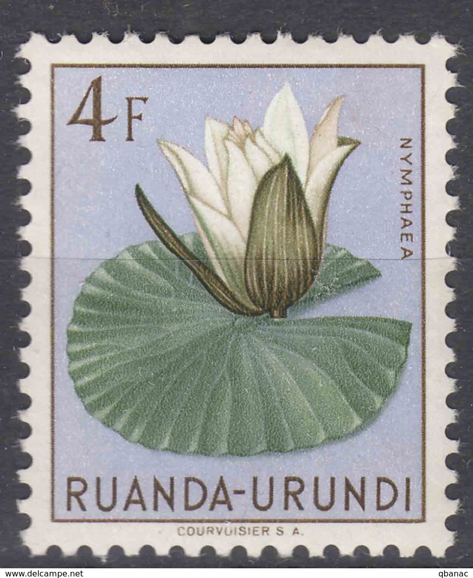 Ruanda-Urundi 1953 Flowers Mi#146 Mint Hinged - Ungebraucht