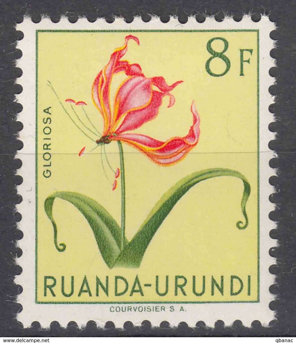 Ruanda-Urundi 1953 Flowers Mi#149 Mint Hinged - Nuevos