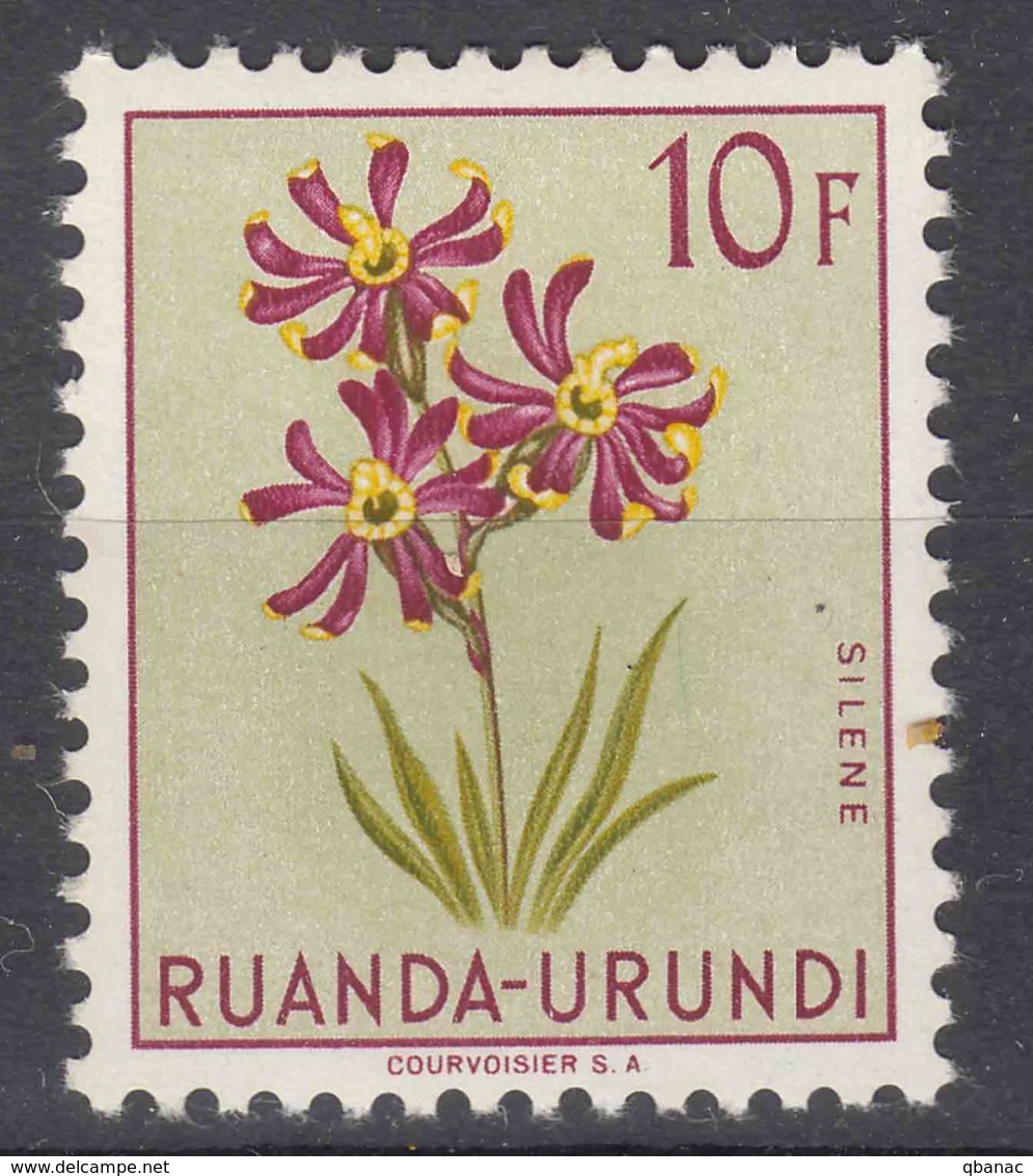 Ruanda-Urundi 1953 Flowers Mi#150 Mint Hinged - Nuevos