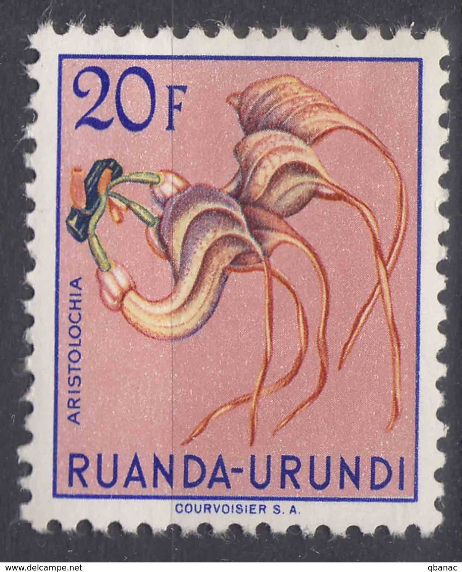 Ruanda-Urundi 1953 Flowers Mi#151 Mint Hinged - Neufs