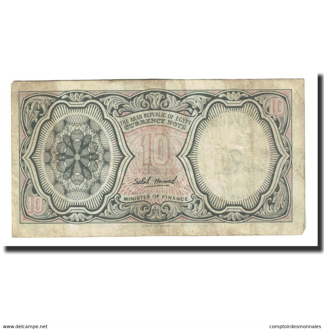 Billet, Égypte, 10 Piastres, L.1940, KM:184b, TTB - Egypte