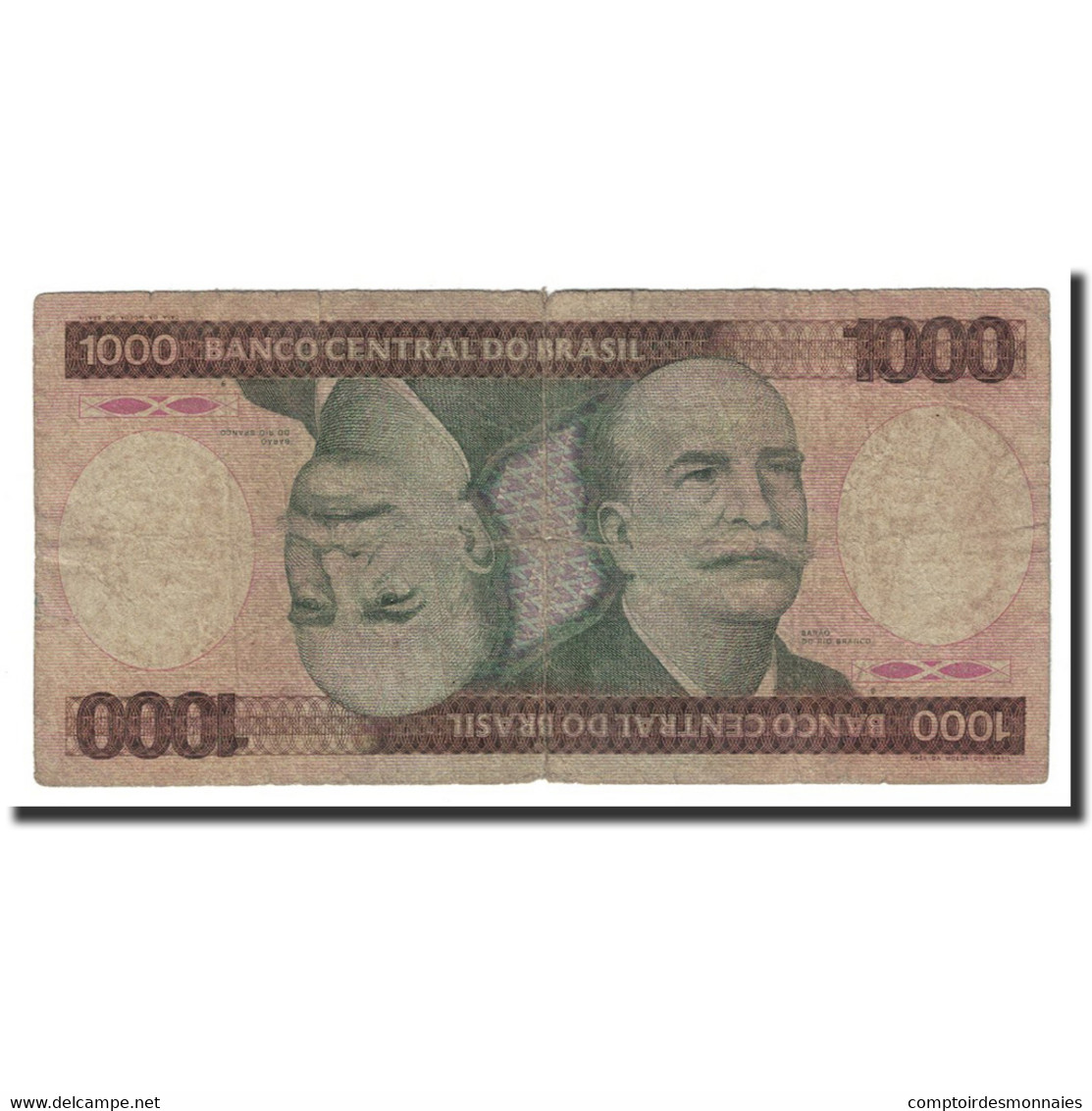 Billet, Brésil, 1000 Cruzeiros, Undated (1981-86), KM:201a, TB - Brésil